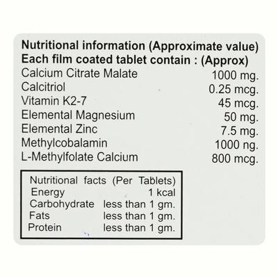 CALCIGIANT K2 7M Tablet 10's - Supplements-Cal