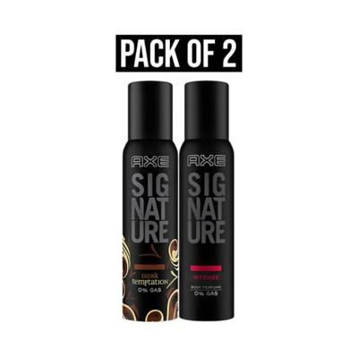 Axe Signature Dark Temptation And Intense Deo Bodyspray Perfume For Men (Pack Of 2) 308 ml - Men Deodorants/Roll-Ons
