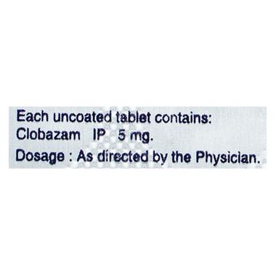Clobium 5mg Tablet 10'S - Anxiety-Anx