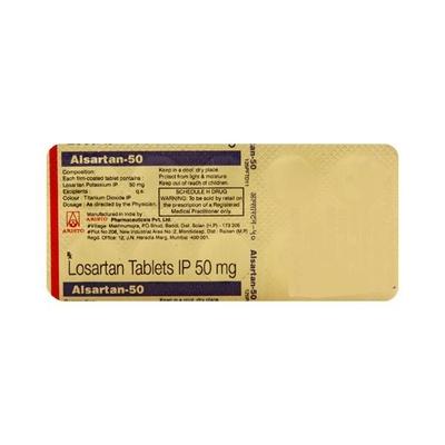 Alsartan 50mg Tablet 10'S - Hypertension-Ang