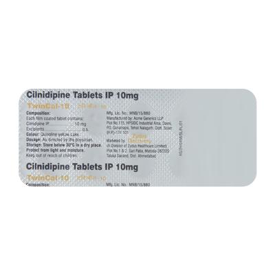 Twincal 10mg Tablet 10'S - Hypertension-Cal