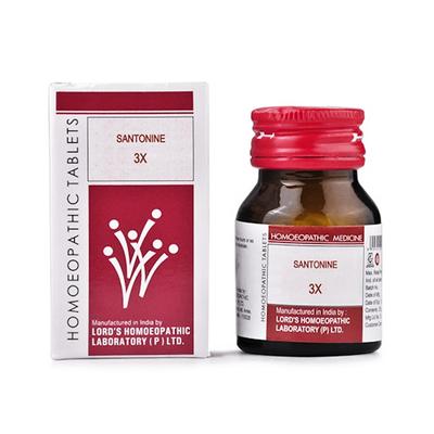 Lord's Trituration Santonine 3X Tablet 25 gm - Triturations (Homeo Tablets)