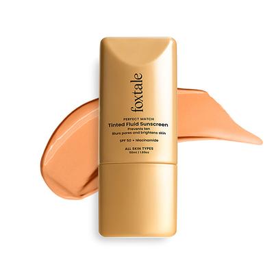Foxtale Perfect Match Tinted Fluid Susncreen (Clay) 50 ml - Body Sunscreen