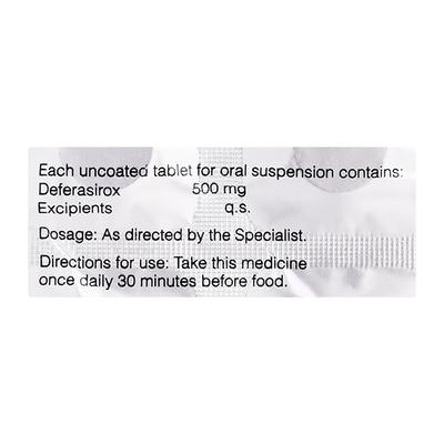 Defrijet 500mg Tablet 10'S - Poisoning/Overdose-Ant