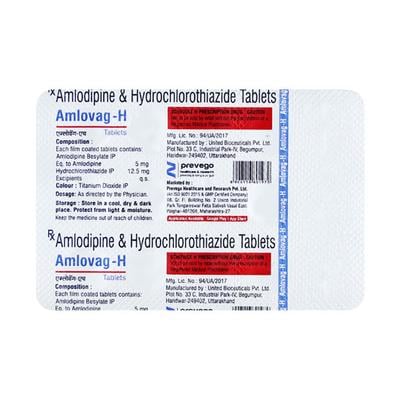 AMLOVAG H Tablet 14's - Hypertension-Ang