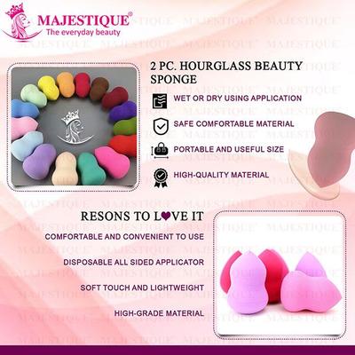 Majestique MakeUp Blender Sponge Twin Pack 1's - Sponges & Applicators