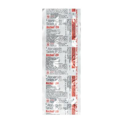 Atchol 20mg Tablet 10'S - High Cholesterol-Dys
