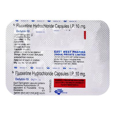 Defutin 10mg Capsule 10'S - Depression-Ant