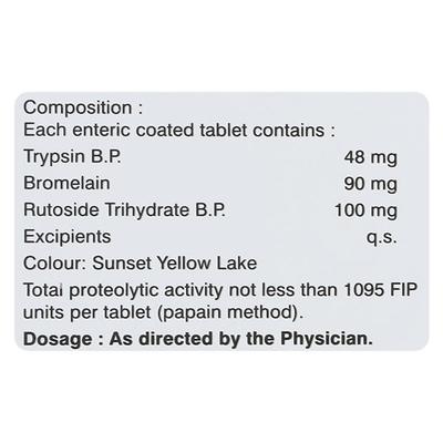 Zymogesic Tablet 10'S - Pain relief-Ant