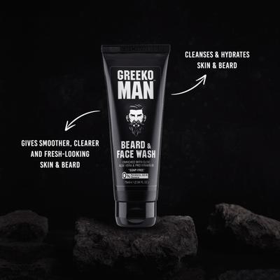 Greeko Man Beard & Face Wash 75 ml - Beard Wash