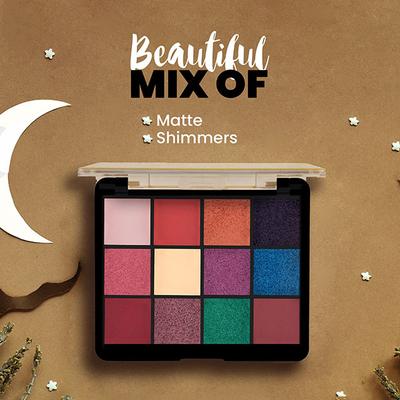 Mars Firefly Makeup Palette with Eyeshadows, Highlighter, Blusher and Bronzer - 01 26 gm - Face Palettes