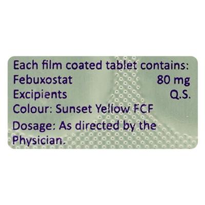 FBT 80 Tablet 10's - Gout