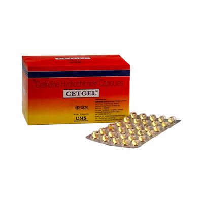 Cetgel Capsule 10'S - Allergies-Ant