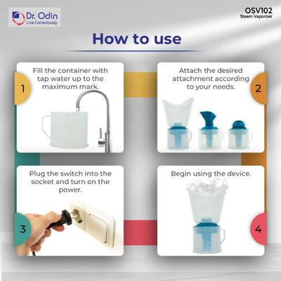 Dr. Odin Vaporizer Dual Layer (OSV102) 1's - Nebulizers / Vaporizer