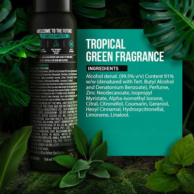 Axe Signature Mysterious Tropical Green Fragrance 72H Dual Action Technology Body Deodorant 154ml - Men Deodorants/Roll-Ons