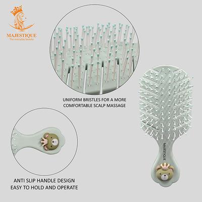 Majestique Detangling Baby Hair Brush, Detangling Brush for Baby Kids, Women - Color May Vary 1's - Hair Brushes
