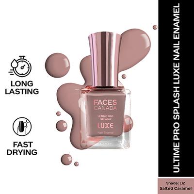 Faces Canada Ultime Pro Splash Luxe Nail Enamel - Salted Caramel (L12) 12 ml - Nail Polish