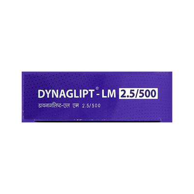 DYNAGLIPT LM 2.5/500 Tablet 10's - Diabetes-Ant