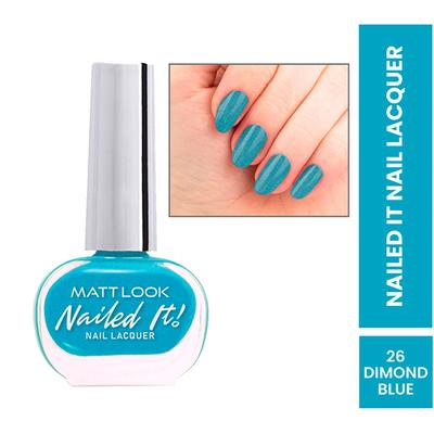 Matt Look Nailed It Nail Polish, Chip Free, Quick Dry, Longer Stay, Highly Pigmented Lacquer, Natural Finish , Gold Glaze 25 10 ml - Nail Polish