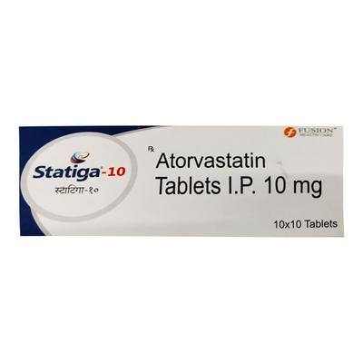 STATIGA 10 Tablet 10's - High Cholesterol-Dys
