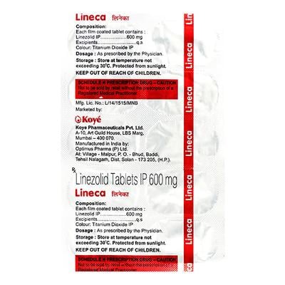 LINECA Tablet 10's - Bacterial Infections-OAB