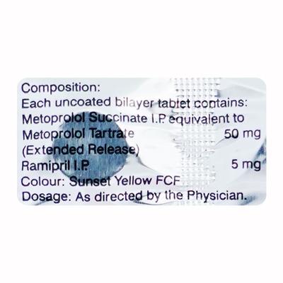 Ramistar M XL 50mg Tablet 10'S - Hypertension-Bet