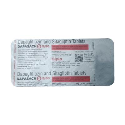 DAPASACH S 5/50 Tablet 10's - Diabetes-Ant