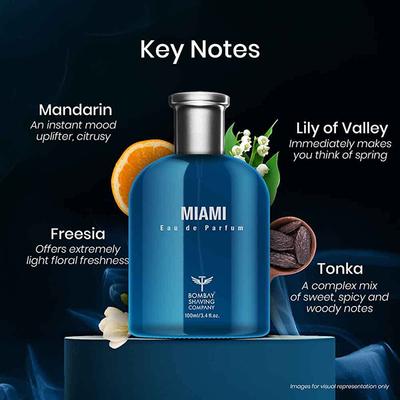Bombay Shaving Company Miami Perfume for Men 100 ml - Men Perfumes (Edt/Edp)