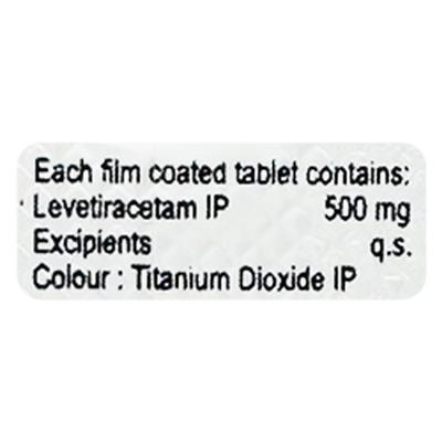 EPIFAST 500 Tablet 10's - Epilepsy/Convulsion-Ant