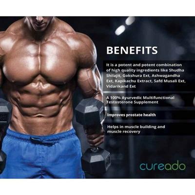 Cureado Boosteron Vegetarian Tablet 30's - General Health