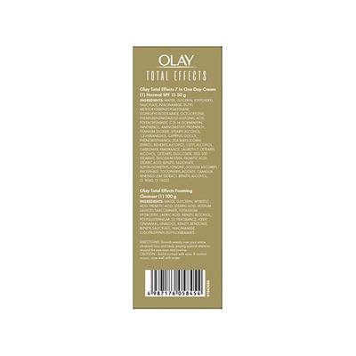 Olay Total Effects Giftpack - Day Cream with Spf 15 50gm + Cleanser 100gm 1's - Face Serum