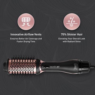 Ikonic Me 3 in 1 Express Styler-Black & Rosegold 1's - Multi-Stylers