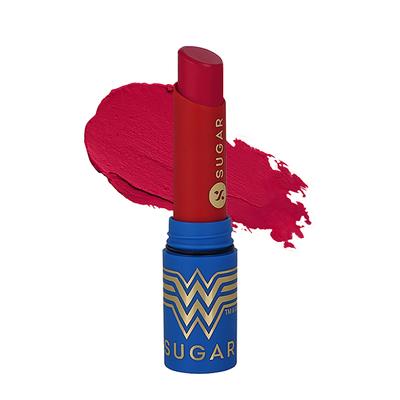 SUGAR Cosmetics X Wonder Woman Everlasting Matte Lipstick - 05 Sass 3.2 gm - Lipsticks