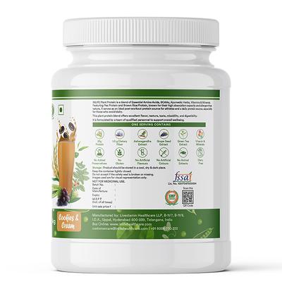 INLIFE Plant Protein Powder - Cookies & Cream 1 kg - Protein Drink