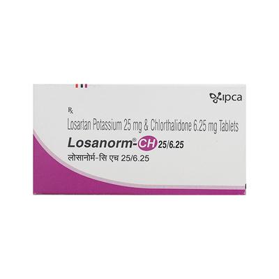 Losanorm CH 25/6.25mg Tablet 10'S - Hypertension-Ang