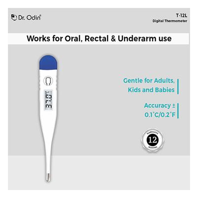 Dr. Odin Digital Thermometer (T-12L) - Health Monitors And Equipment