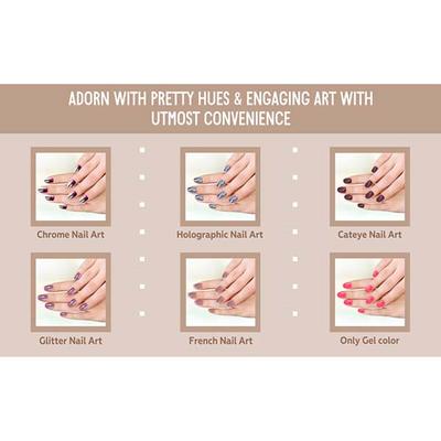 Nails On Board Handmade Press On Gel Nails- Chocolate Nude X Small 50 gm - Nail Care