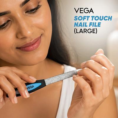 Vega Soft Touch Nail File (NF - 06N) 18 gm - Manicure & Pedicure Kits