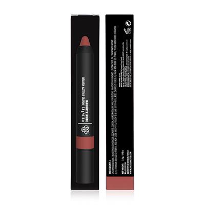 PAC Insanely Matte Lip Crayon 12H Longlasting Non Drying Smudgeproof - Naughty Nude (3.8 g) - Lip Crayons