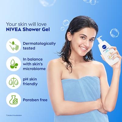 Nivea Shower Gel Soft And Almond Oil 1000 ml - Shower Gels & Body Wash