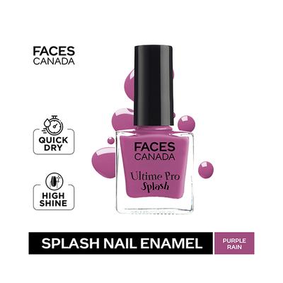 Facescanada Ultime Pro Splash Nail Enamel Purple Rain 19 8 ml - Nail Polish