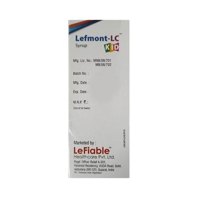 LEFMONT LC Kid Syrup 60ml - Allergies-Ant
