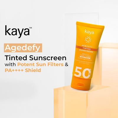 Kaya Agedefy Tinted Sunscreen Spf 50 50 gm - Body Sunscreen