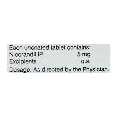 Korandil 5mg Tablet 10'S - Angina
