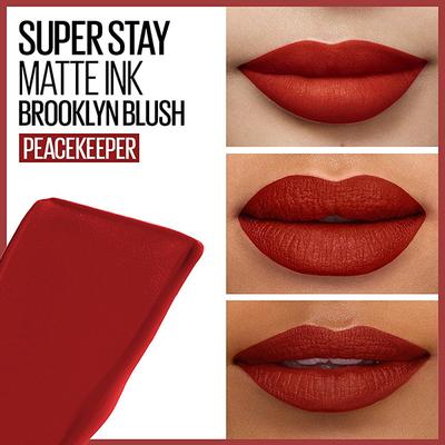 Maybelline Super Stay Matte Ink Brooklyn Blush - Peacekeeper, Liquid Lipstick, Matte Lipstick 5 gm - Lipsticks