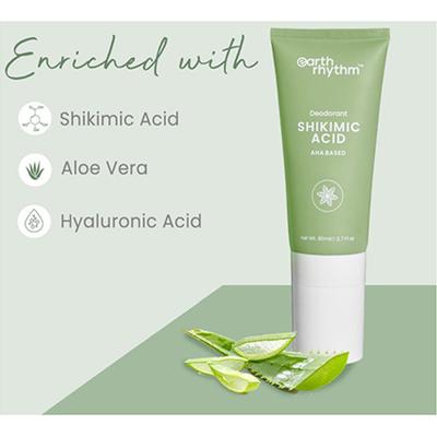 Earth Rhythm Shikimic Acid Deodorant 80ml - Deodorants/Roll-Ons