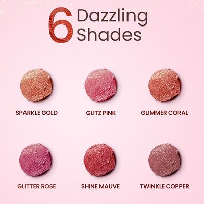 Swiss Beauty More Than Glitter Lipstick -Twinkle Copper 3 gm - Lipsticks