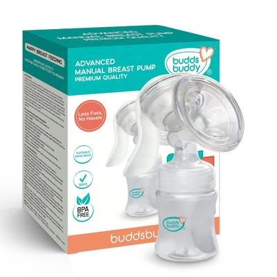Buddsbuddy Advanced Premium Quality Manual Breast Pump - White - Breast Pump