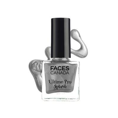 Facescanada Ultime Pro Splash Nail Enamel Silver Frost 61 8 ml - Nail Polish