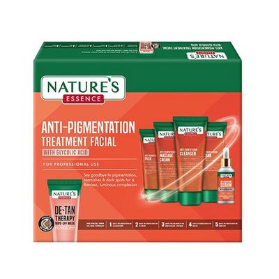 Nature's Essence Anti Pigmentation Treatment Facial Kit with Glycolic Acid 50gm +30ml 1's - Facial Kits